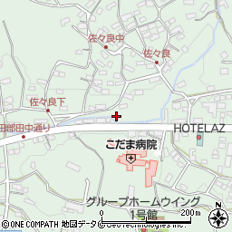鹿児島県南九州市川辺町田部田3021周辺の地図