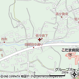 鹿児島県南九州市川辺町田部田3103周辺の地図