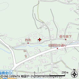 鹿児島県南九州市川辺町田部田3202周辺の地図