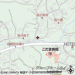 鹿児島県南九州市川辺町田部田3068周辺の地図