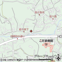 鹿児島県南九州市川辺町田部田3069周辺の地図