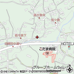 鹿児島県南九州市川辺町田部田3067周辺の地図