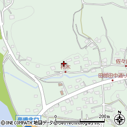 鹿児島県南九州市川辺町田部田3219周辺の地図