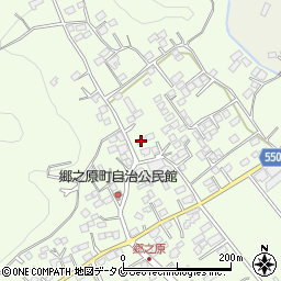 鹿児島県鹿屋市郷之原町12775-9周辺の地図
