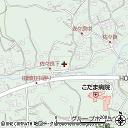 鹿児島県南九州市川辺町田部田3070周辺の地図