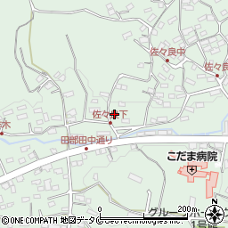 鹿児島県南九州市川辺町田部田3087周辺の地図