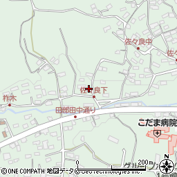 鹿児島県南九州市川辺町田部田3107周辺の地図