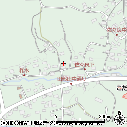 鹿児島県南九州市川辺町田部田3175周辺の地図