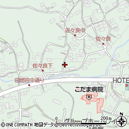 鹿児島県南九州市川辺町田部田3065周辺の地図