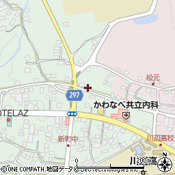 鹿児島県南九州市川辺町田部田3954周辺の地図