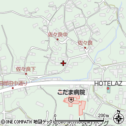 鹿児島県南九州市川辺町田部田3057周辺の地図