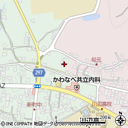 鹿児島県南九州市川辺町田部田3945周辺の地図