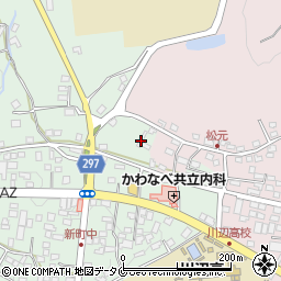 鹿児島県南九州市川辺町田部田3945-2周辺の地図