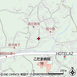 鹿児島県南九州市川辺町田部田3056周辺の地図