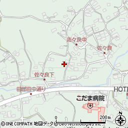 鹿児島県南九州市川辺町田部田3073周辺の地図