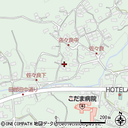 鹿児島県南九州市川辺町田部田3054周辺の地図