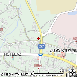 鹿児島県南九州市川辺町田部田3931周辺の地図
