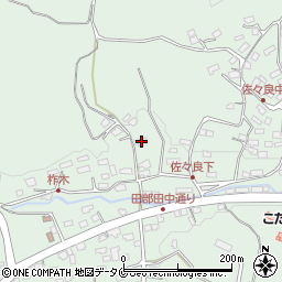 鹿児島県南九州市川辺町田部田3177周辺の地図