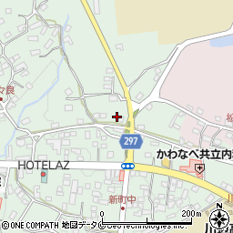 鹿児島県南九州市川辺町田部田3928周辺の地図