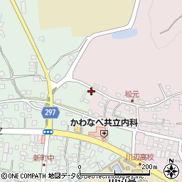 鹿児島県南九州市川辺町田部田2953周辺の地図