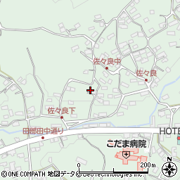 鹿児島県南九州市川辺町田部田3074周辺の地図