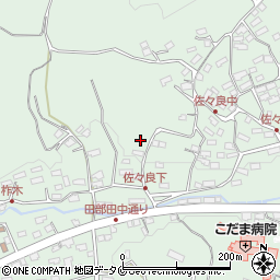 鹿児島県南九州市川辺町田部田3110周辺の地図