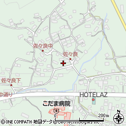 鹿児島県南九州市川辺町田部田3005-2周辺の地図