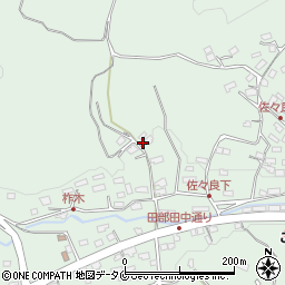 鹿児島県南九州市川辺町田部田3154-4周辺の地図