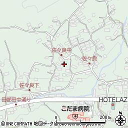 鹿児島県南九州市川辺町田部田3043周辺の地図