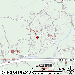 鹿児島県南九州市川辺町田部田3048周辺の地図