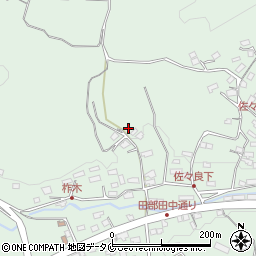 鹿児島県南九州市川辺町田部田3154-1周辺の地図