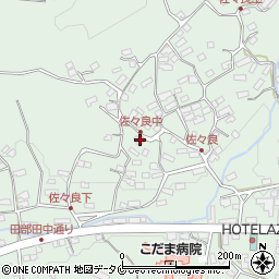 鹿児島県南九州市川辺町田部田3045-2周辺の地図