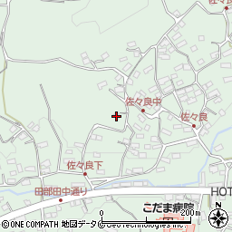 鹿児島県南九州市川辺町田部田3116-9周辺の地図