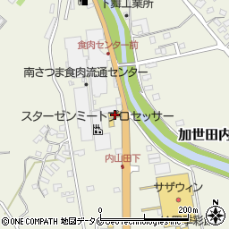 ネッツトヨタ鹿児島加世田店周辺の地図