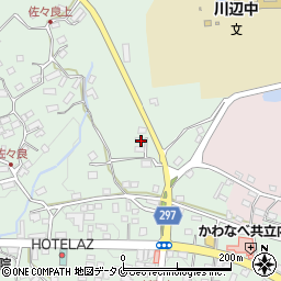 鹿児島県南九州市川辺町田部田3785周辺の地図