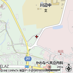 鹿児島県南九州市川辺町田部田3900周辺の地図