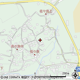 鹿児島県南九州市川辺町田部田2974-3周辺の地図