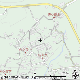 鹿児島県南九州市川辺町田部田2991周辺の地図