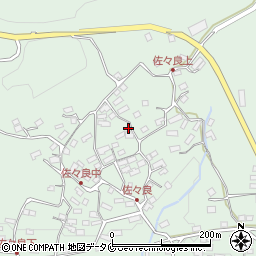 鹿児島県南九州市川辺町田部田2987-4周辺の地図