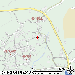 鹿児島県南九州市川辺町田部田2945周辺の地図