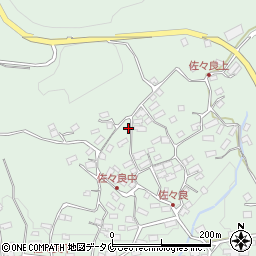 鹿児島県南九州市川辺町田部田3001周辺の地図