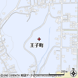 鹿児島県鹿屋市王子町周辺の地図