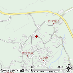 鹿児島県南九州市川辺町田部田2984-2周辺の地図