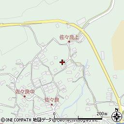 鹿児島県南九州市川辺町田部田2976周辺の地図