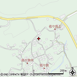 鹿児島県南九州市川辺町田部田2982周辺の地図