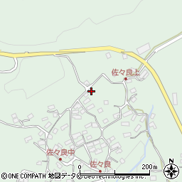 鹿児島県南九州市川辺町田部田2981周辺の地図