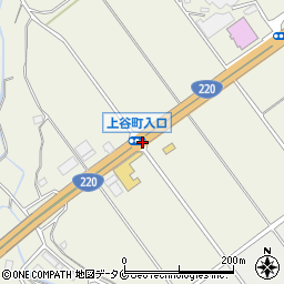 上谷町入口周辺の地図