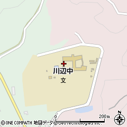 鹿児島県南九州市川辺町田部田3879周辺の地図