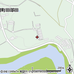 鹿児島県南九州市川辺町田部田36周辺の地図