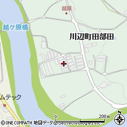 鹿児島県南九州市川辺町田部田187周辺の地図